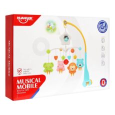 آویز تخت کودک هانگر مدل حیوانات  موزیکال  کد 0308