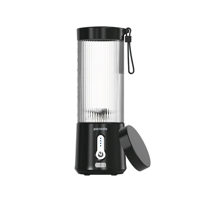 شیکر قابل حمل مدل LIFESTYLE portable Blender with extra Botton lid 4PD-LFST017-BK