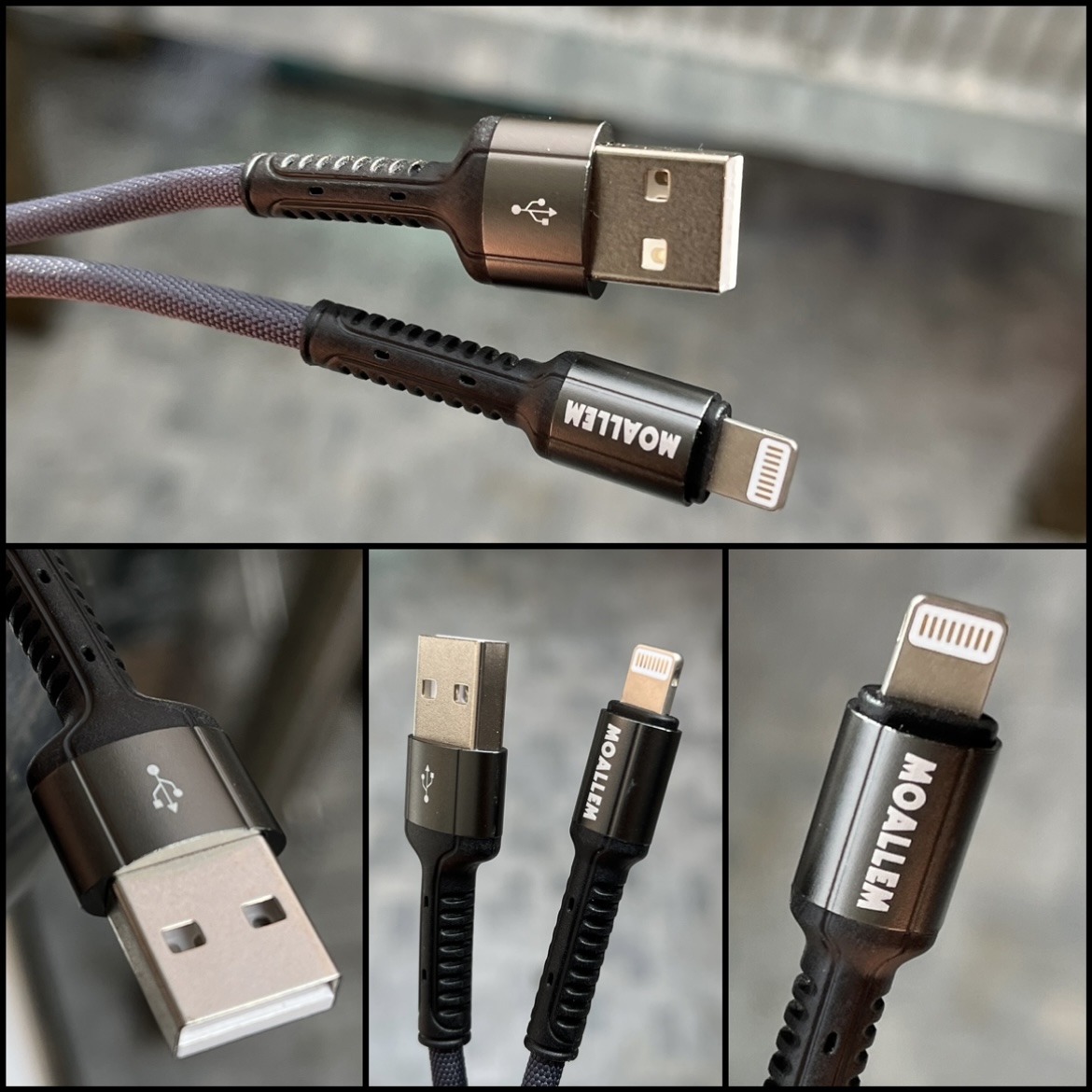 کابل تبدیل USB به لایتنینگ معلم مدل iPhone 7 طول 1 متر