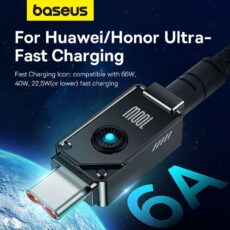 کابل USB به USB-C بیسوس مدل Unbreakable Series 100W طول 2 متر