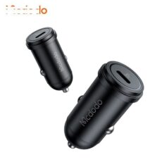 شارژر فندکی 30 وات مک دودو مدل MCA8 به همراه کابل تبدیل USB-C به لایتنینگ