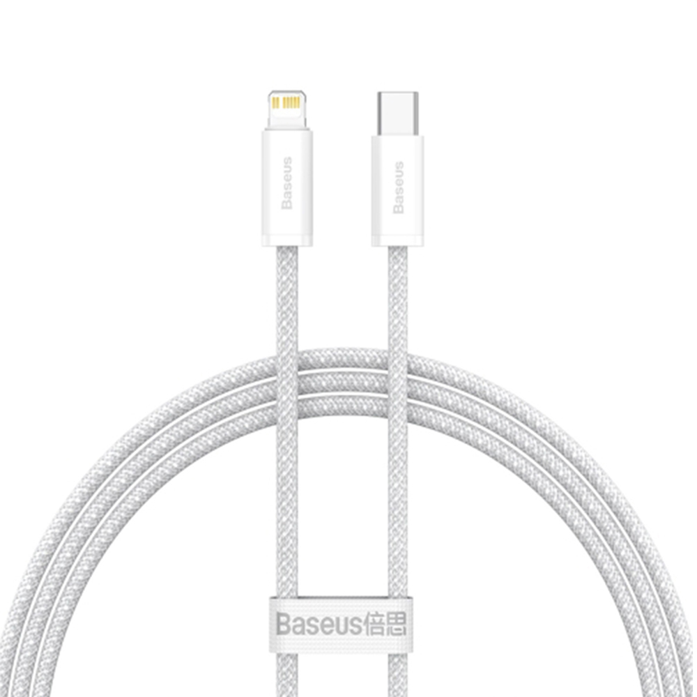 کابل تبدیل USB-C به لایتنینگ باسئوس مدل CALD000002 طول 1 متر