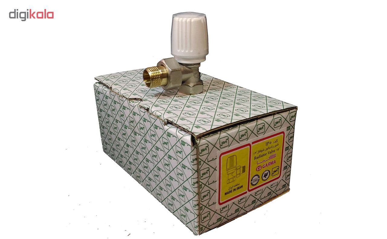 شیر رادیاتور گرما کد 120 مجموعه 2 عددی