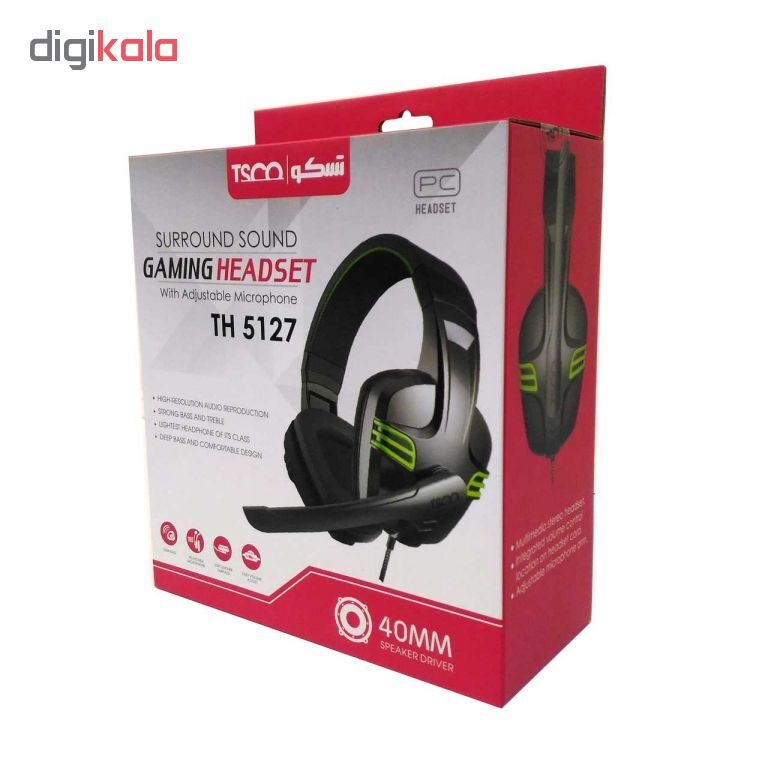 هدست مخصوص بازی تسکو مدل TH 5127