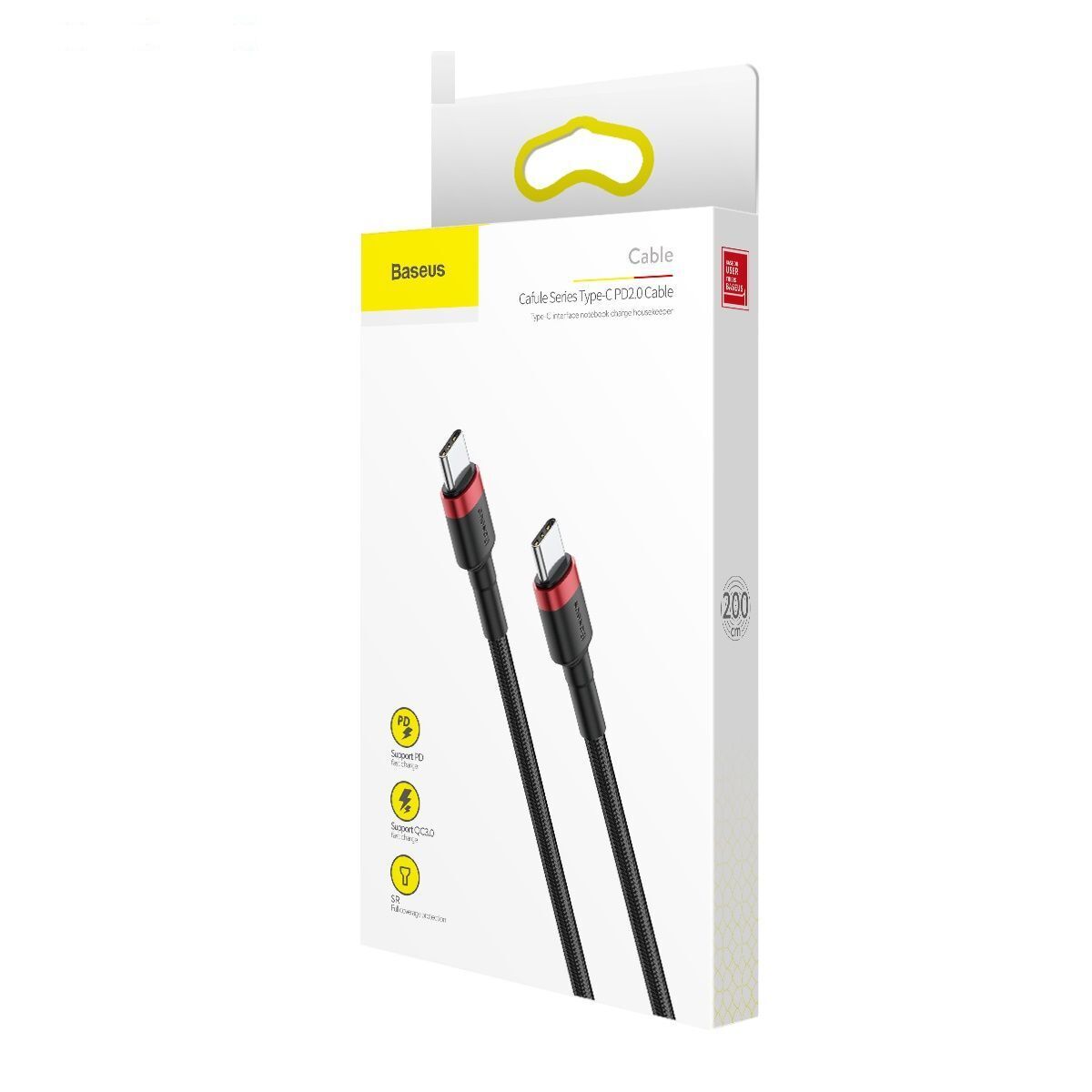 کابل USB-C بیسوس مدل CATKLF-H91 طول 2 متر