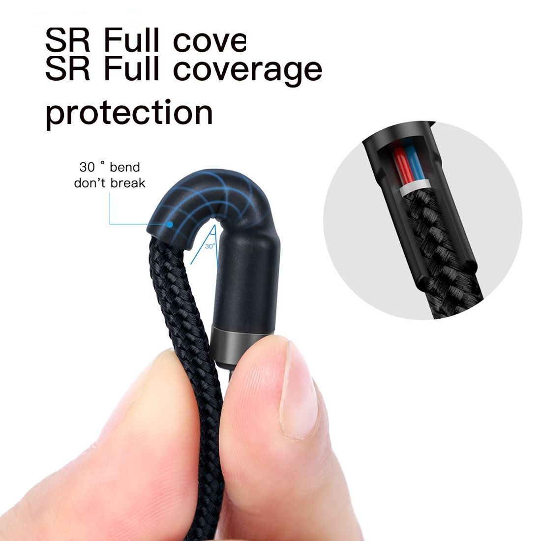 کابل USB-C باسئوس مدل CATKLF-HG1 طول 2 متر