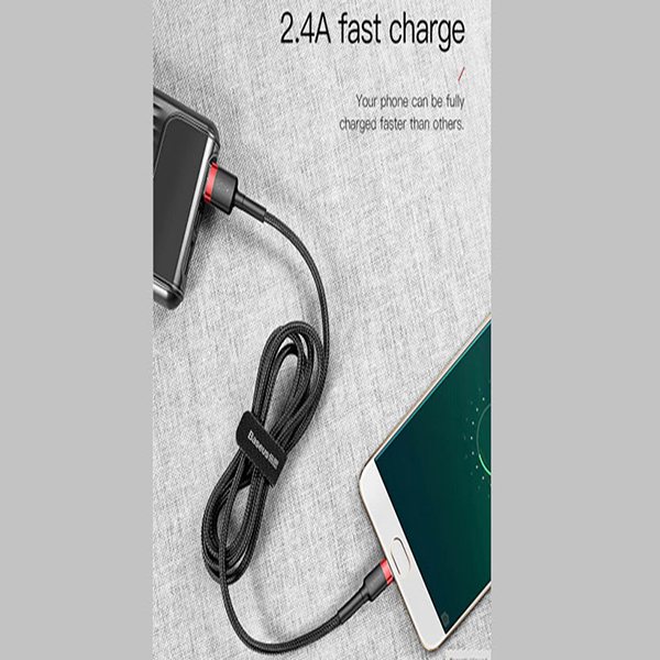 کابل تبدیل USB به microUSB بیسوس مدل Cafule طول 1 متر