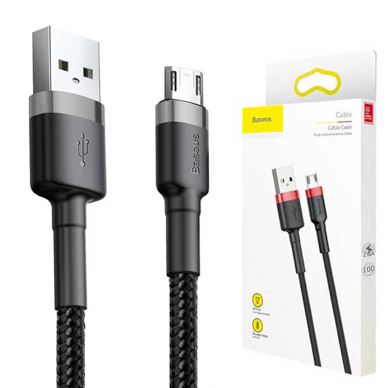 کابل تبدیل USB به microUSB بیسوس مدل Cafule طول 1 متر