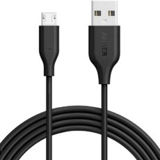 کابل تبدیل USB به microUSB انکر  مدل A8133 PowerLine طول 1.8 متر