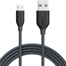 کابل تبدیل USB به microUSB انکر  مدل A8133 PowerLine طول 1.8 متر