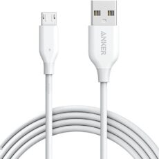 کابل تبدیل USB به microUSB انکر  مدل A8133 PowerLine طول 1.8 متر