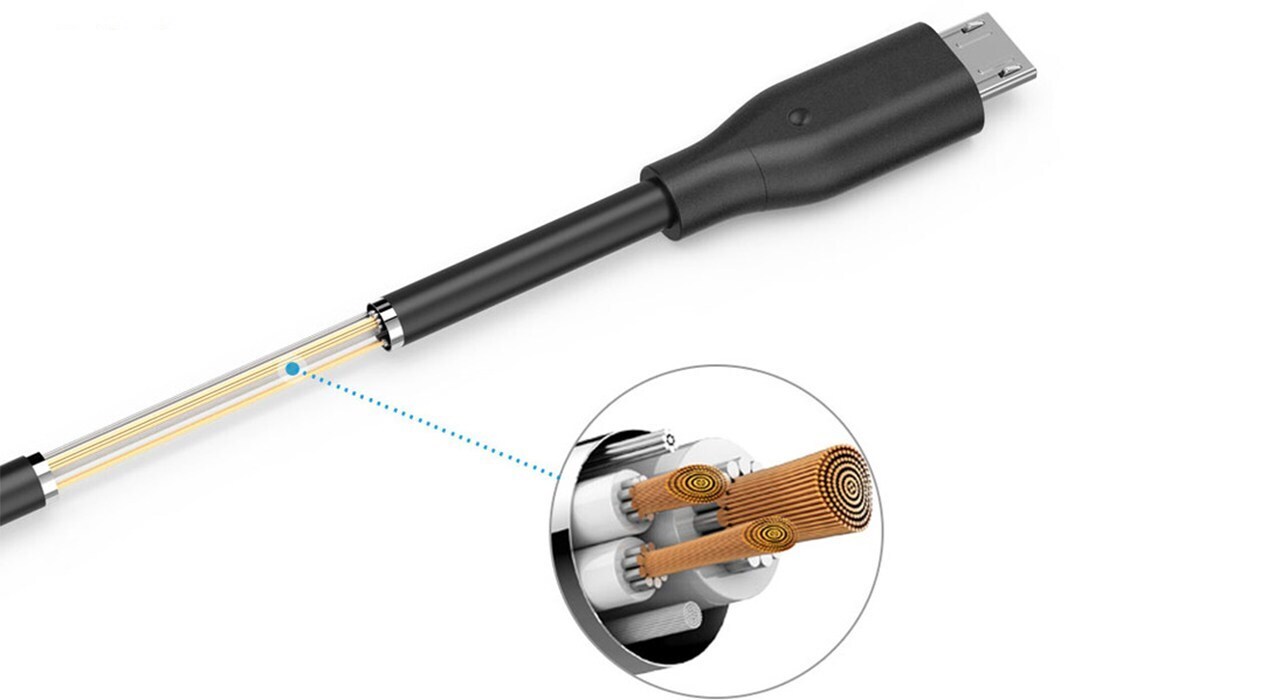 کابل تبدیل USB به microUSB انکر مدل A8133 PowerLine طول 1.8 متر