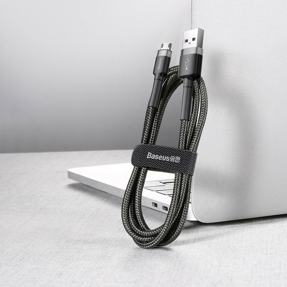 کابل تبدیل USB به microUSB باسئوس مدل Cafule طول 2 متر