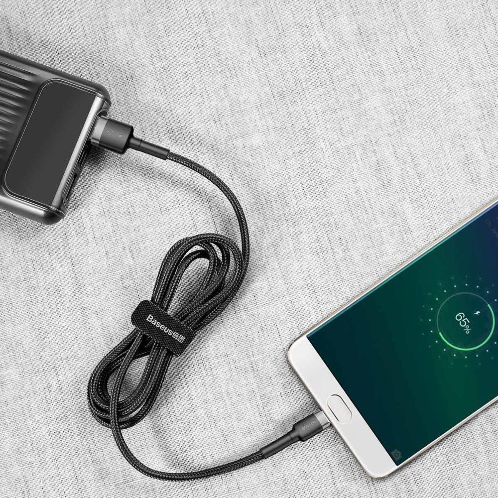 کابل تبدیل USB به microUSB باسئوس مدل Cafule طول 2 متر
