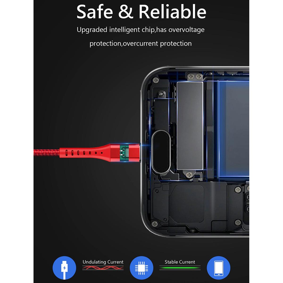 کابل تبدیل USB به USB-C سامورایی مدل Ocelot طول 1 متر