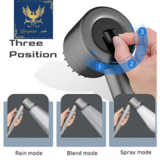 سردوش حمام ققنوس مدل Turbo-Massage لوکس