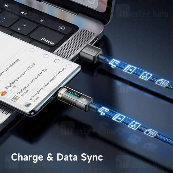 کابل تبدیل USB به USB-C مک دودو مدل CA-3630 طول 1.2 متر