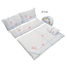 سرویس خواب 7 تکه کودک مامزکیوتی مدل RAIN BOW-SK80