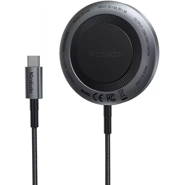 شارژر بی سیم 15وات مک دودو مدل CH-5490
