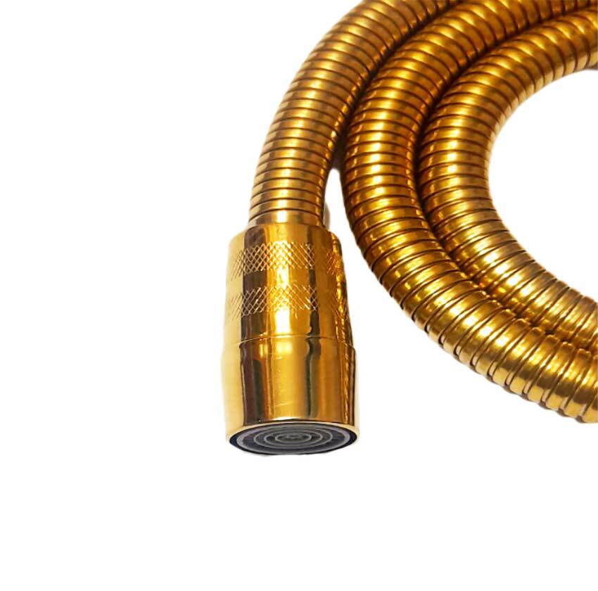 شلنگ توالت مدل ریزبافت steel کد 04