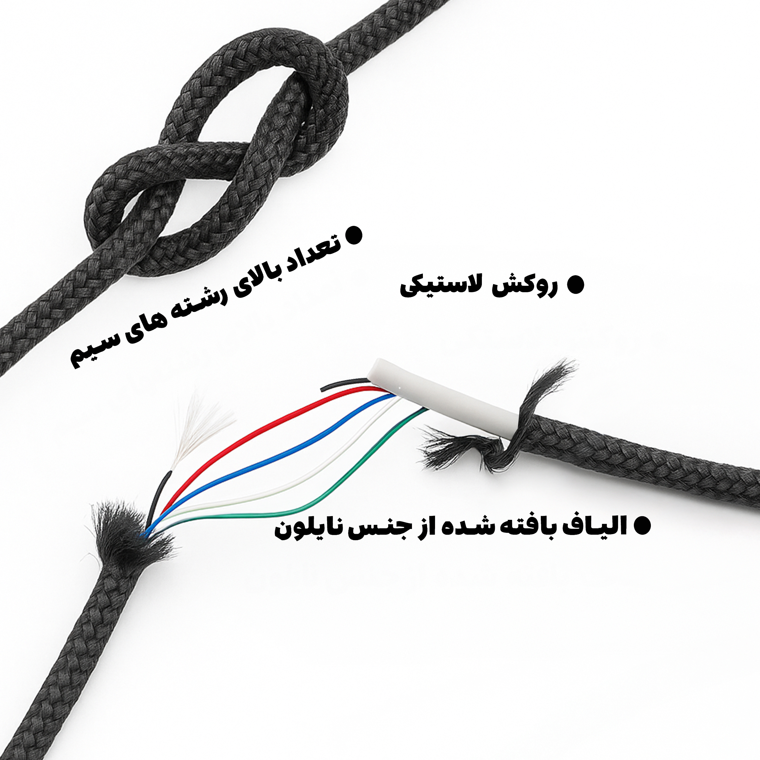 کابل  USB-C بیاند مدل BCC-511KF FAST CHARGE طول 1 متر