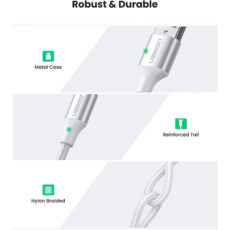 کابل تبدیل USB به USB-C یوگرین مدل L514-45075 طول 1 متر