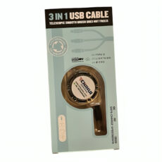کابل تبدیل USB به microUSB/USB-C/لایتنینگ مدل WWQ-60 طول 1 متر