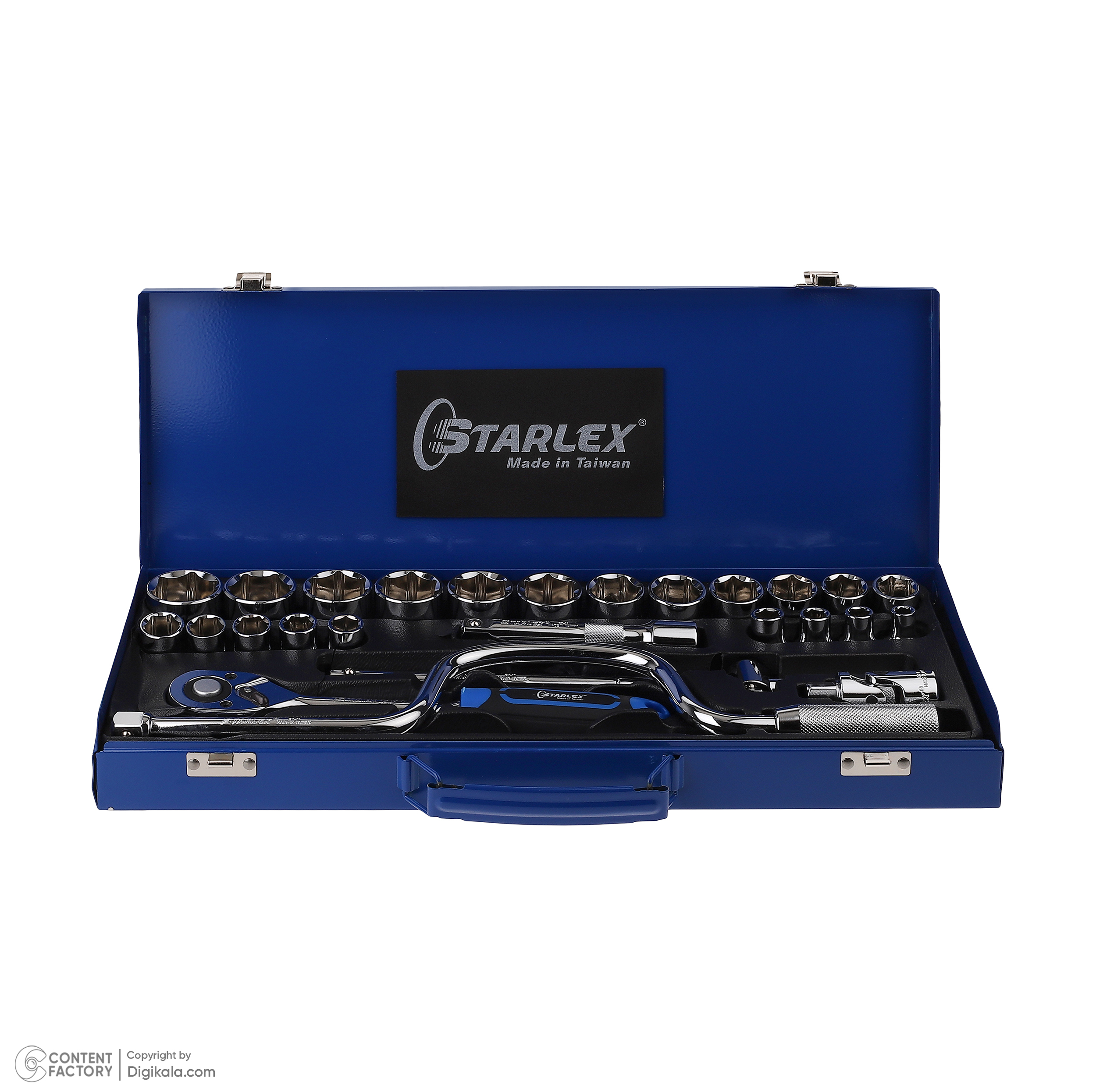 آچار بکس استارلکس مدل SLHO-29S27120C مجموعه 27 عددی