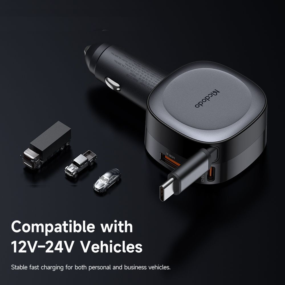 شارژر فندکی 75 وات 3 پورت مک دودو مدل CC-156