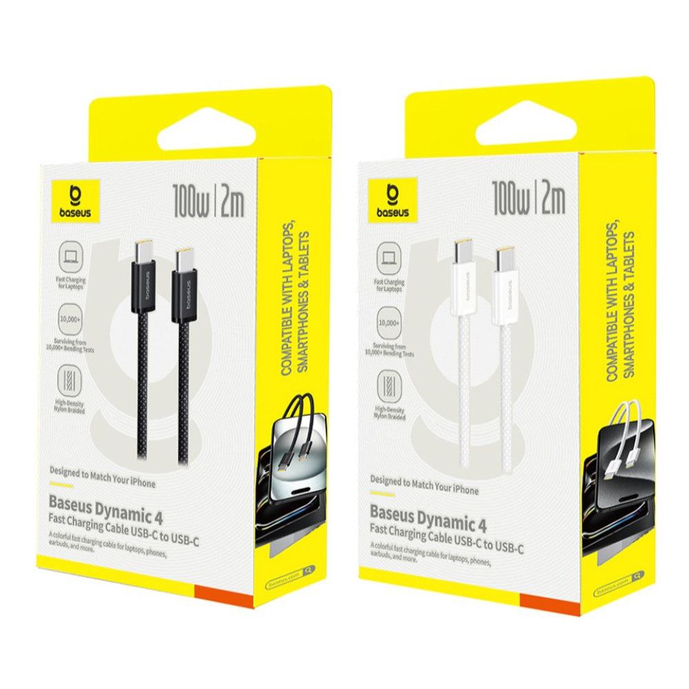 کابل تبدیل USB-C بیسوس مدل Dynamic 4 Series 100W طول 2 متر