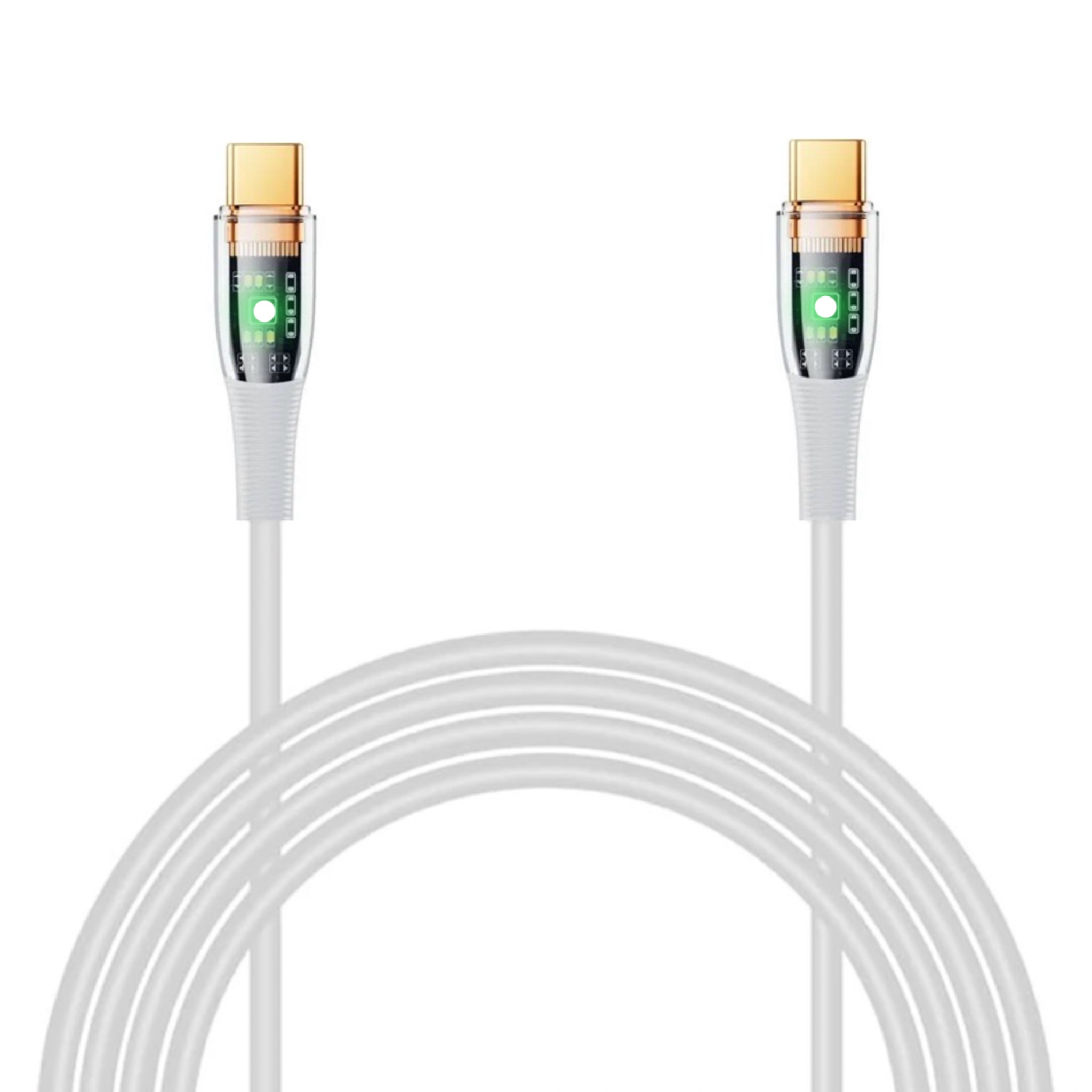 کابل USB - C فرست یو مدل  LED-C025 طول 1 متر