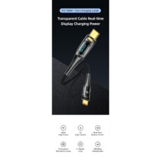 کابل تبدیل USB-C به USB-C یوسمز مدل Sj590 طول 1.2 متر