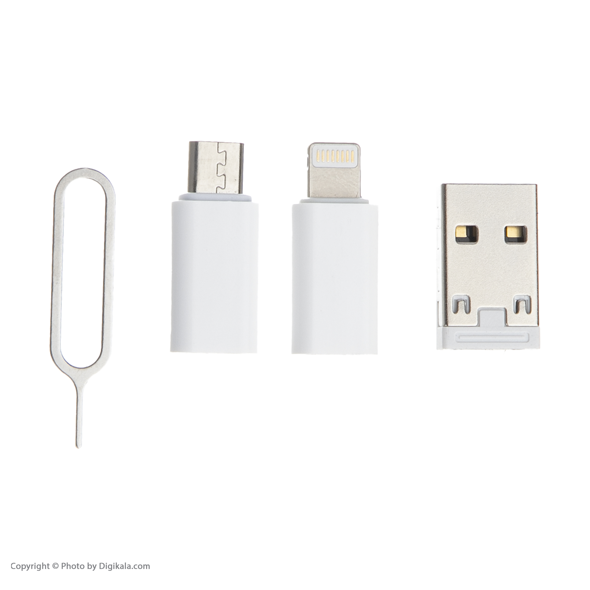 کابل تبدیل USB-C به USB-C / لایتنینگ / USB / micro USB تسکو مدل TCRA 1500 طول 0.22 متر