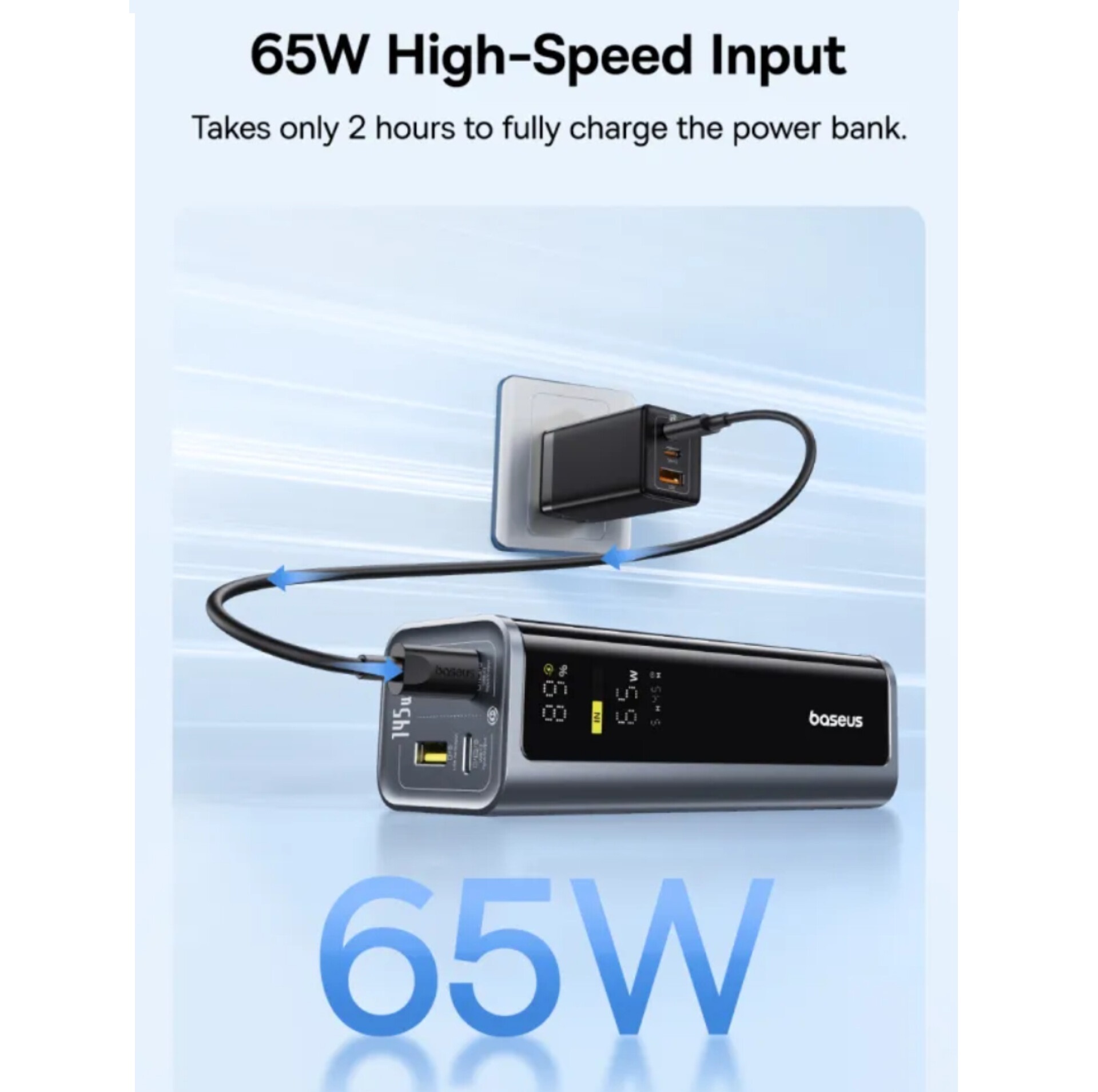 پاوربانک بیسوس مدل EnterGeek GP12 145w ظرفیت 20800 میلی آمپر ساعت