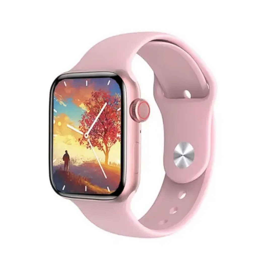 ساعت هوشمند ۴۱ میلیمتری ویسمی مدل X28 mini با ۴ بند سیلیکونی و ۱ بند فلزی