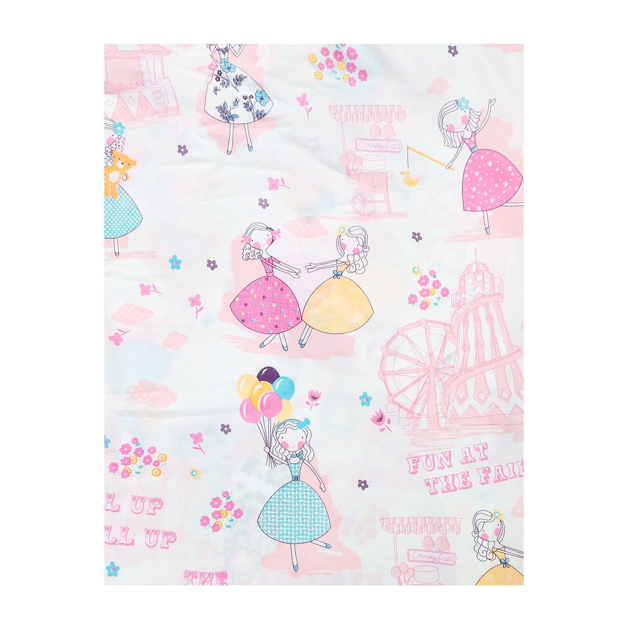 ملحفه کودک آدنو مدل Girls کد FI56 سایز 100x150 سانتی متر