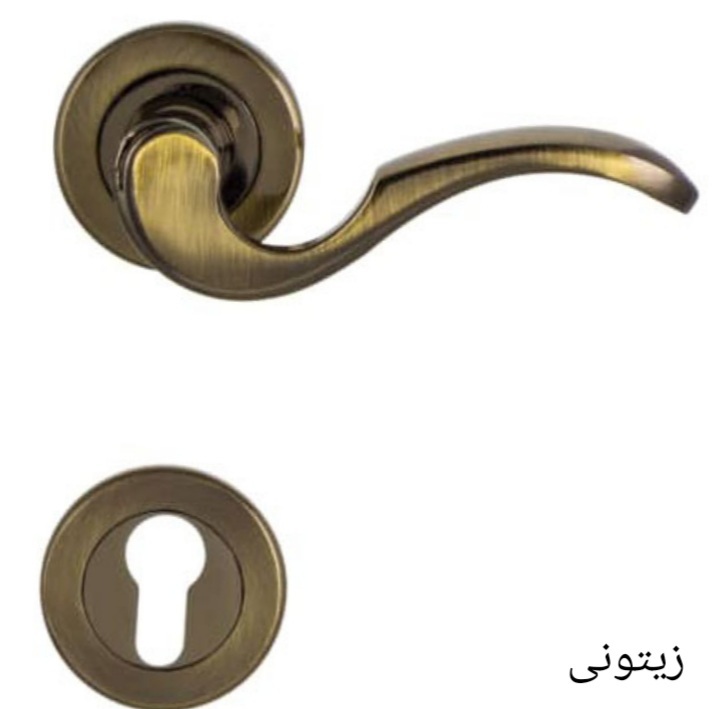 دستگیره در مدل رزت A100 سوییچی بسته 2 عددی