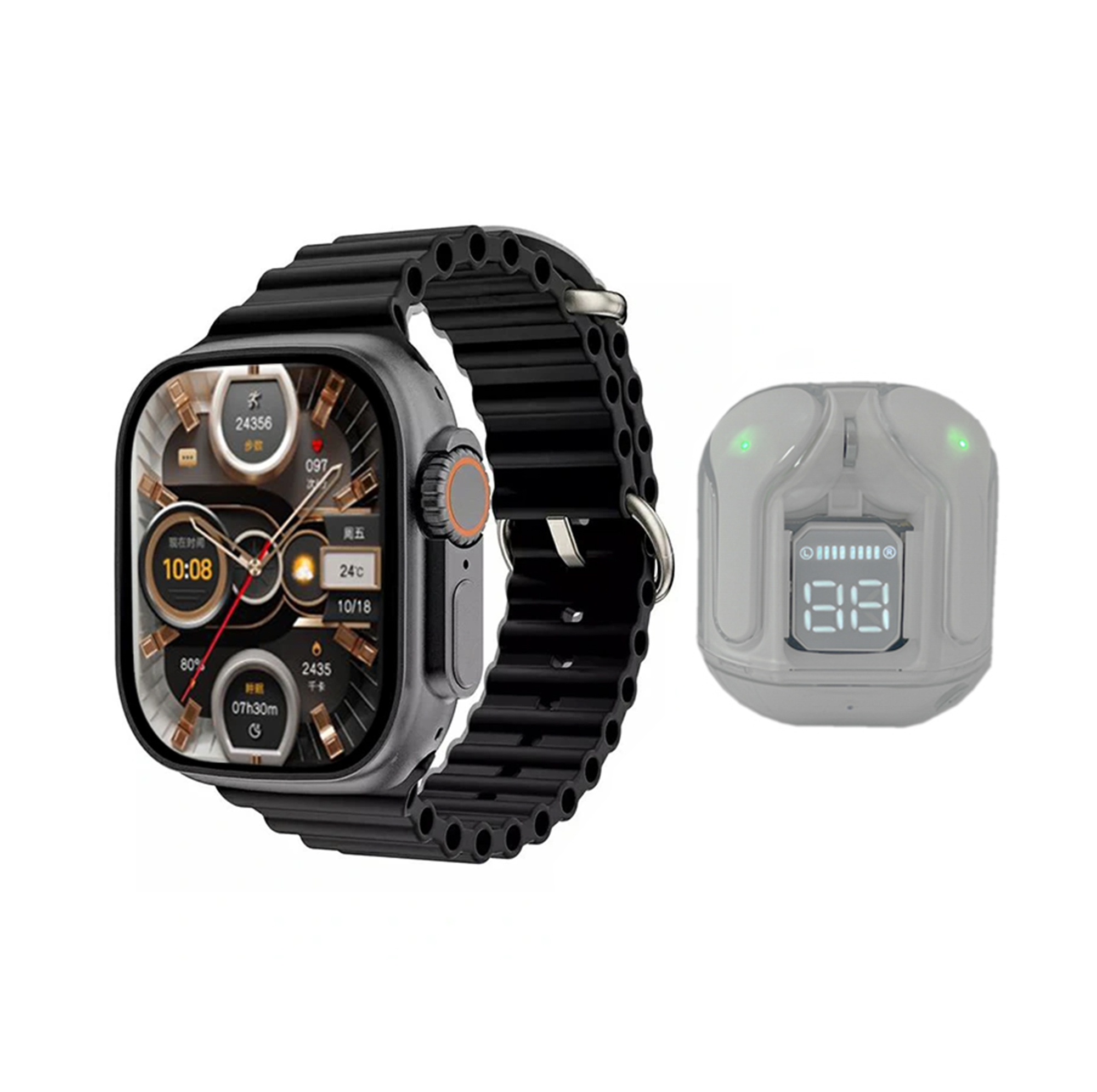 ساعت هوشمند ویسمی مدل WS-X19 Ultra 3 به همراه هدفون بلوتوثی