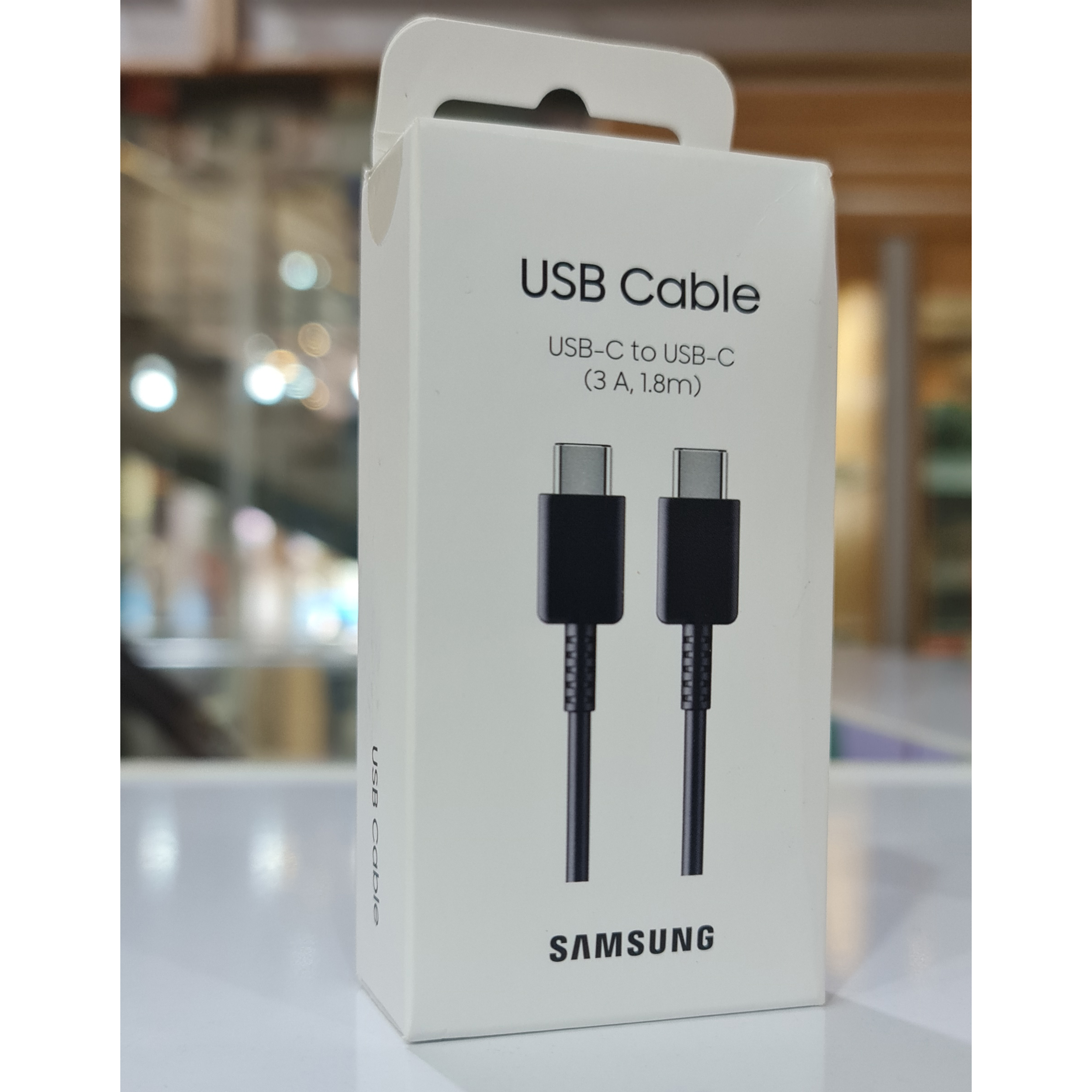 کابل تبدیل USB-C به USB-C سامسونگ مدل 1.8 متری - 3 آمپر