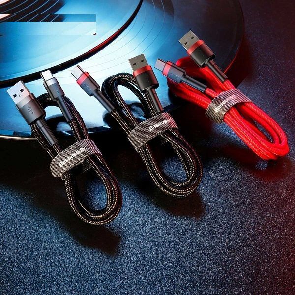 کابل تبدیل USB به USB-C باسئوس مدل CATKLF-CG1 Cafule طول 2 متر