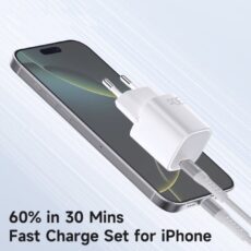 شارژر دیواری 30 وات مک دودو مدل Nano 30 mini به همراه کابل USB-C