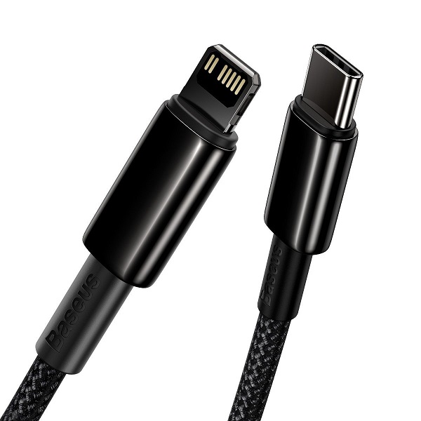 کابل تبدیل USB-C به لایتنینگ باسئوس مدل CATLWJ-01 20W طول 1متر