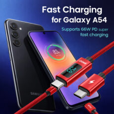 کابل تبدیل USB-C بوو مدل Galaxy-A54 طول 1 متر