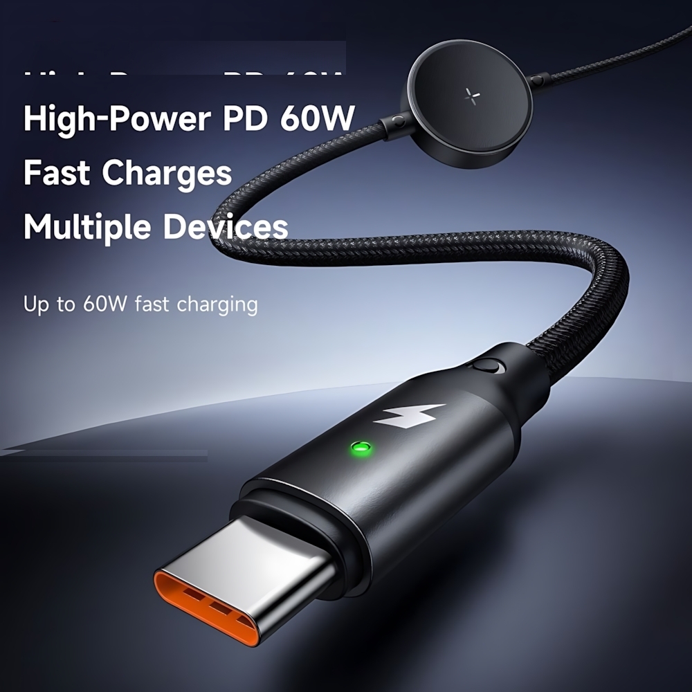کابل USB-C مک دودو مدل CA-417 60W طول 1.5 متر