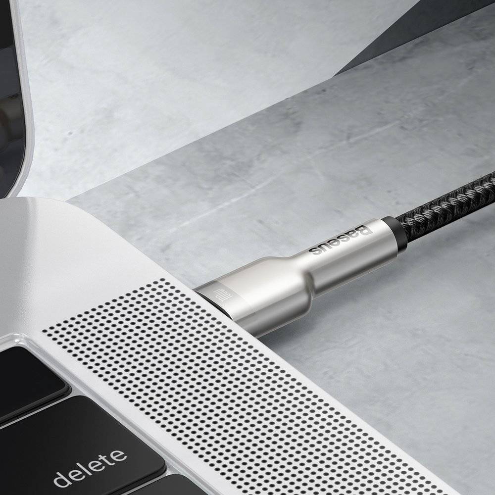 کابل تبدیل USB-C باسئوس مدل Metal Series 100W طول 2 متر