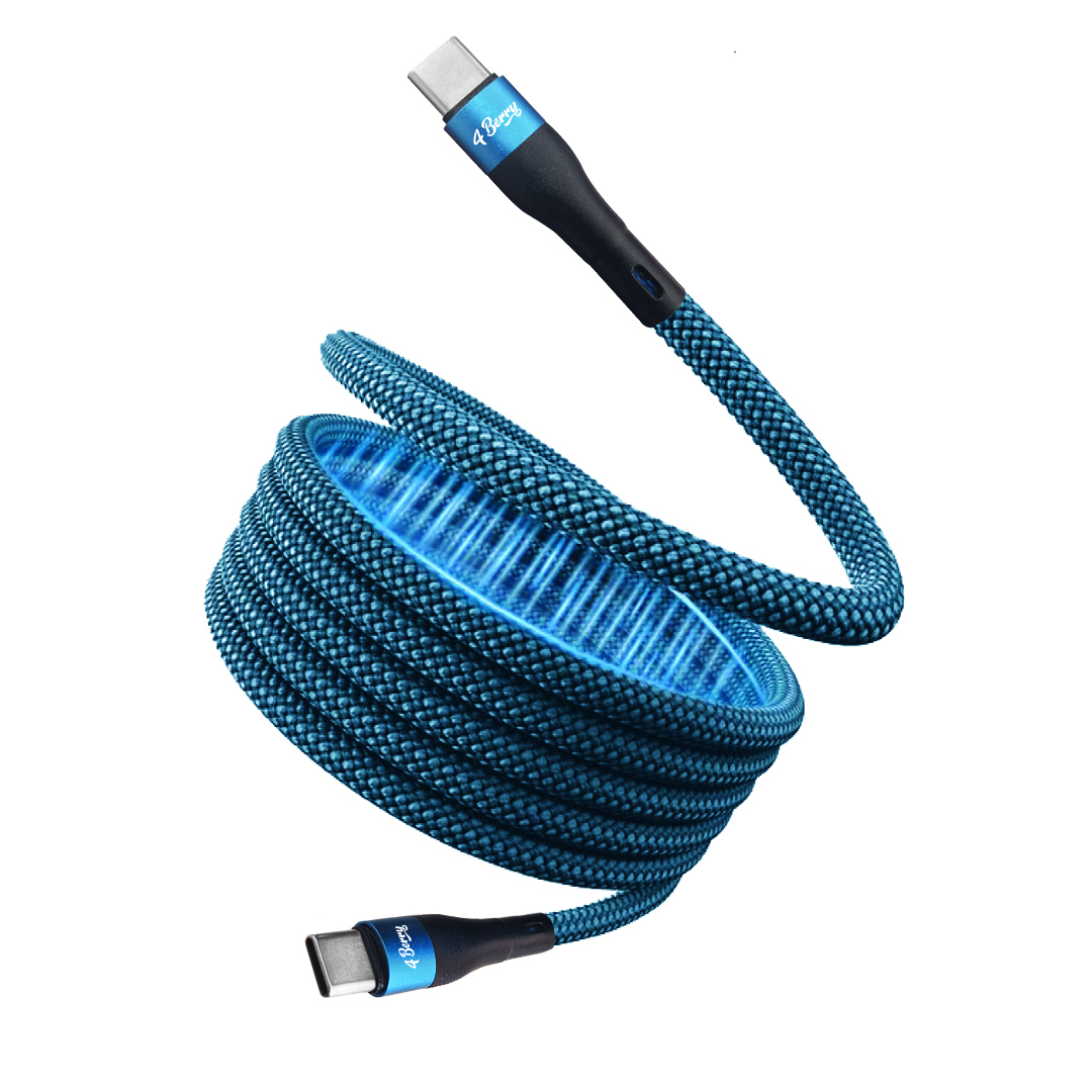 کابل USB-C فوربری مدل Magnetic KS-CC01-60W طول 1 متر