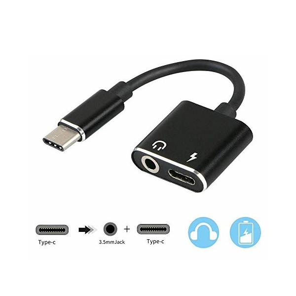 مبدل USB-C به USB-C/AUX مدل 858