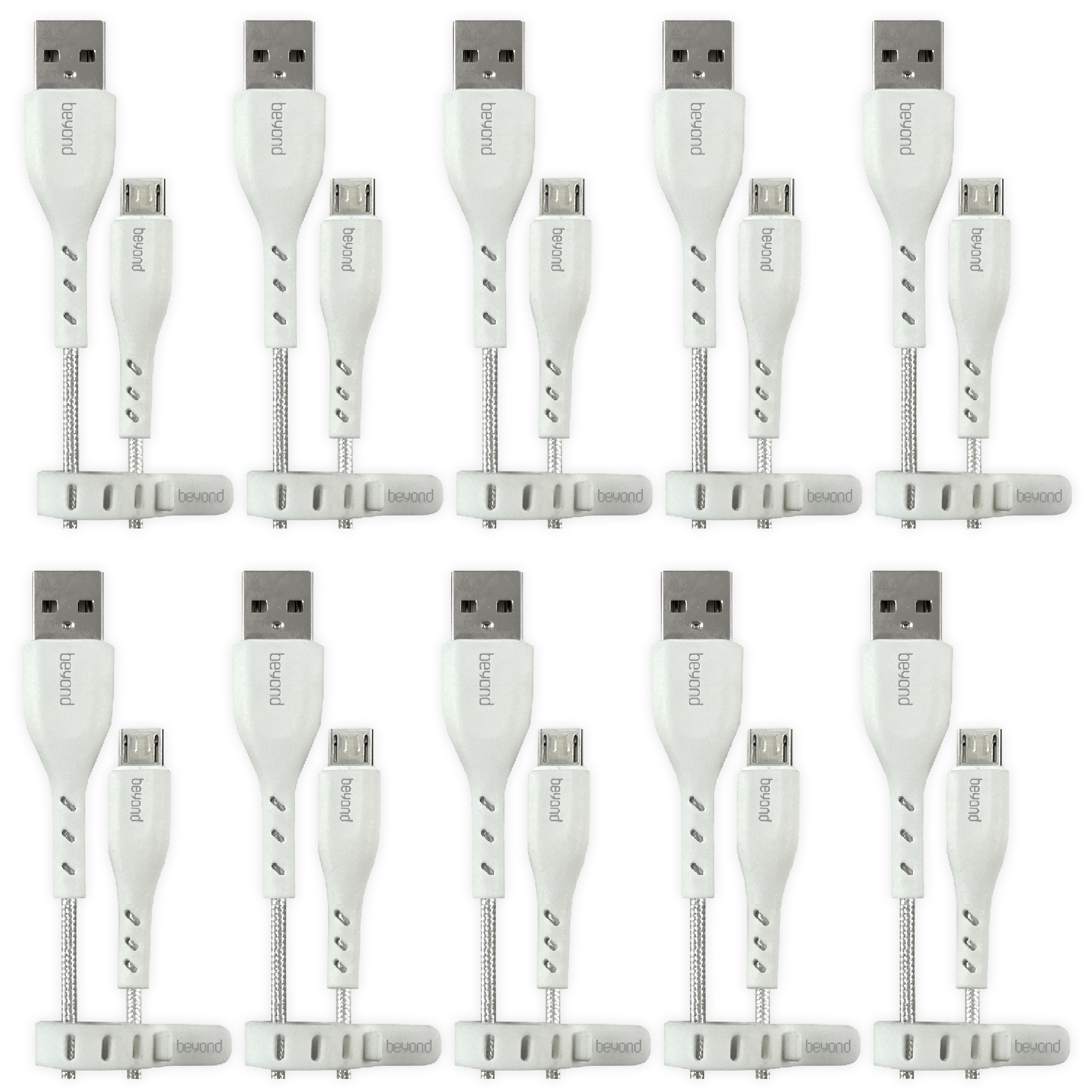 کابل تبدیل USB به MicroUSB بیاند مدل BUM-401  FAST CHARGE  طول 1 متر بسته ده عددی