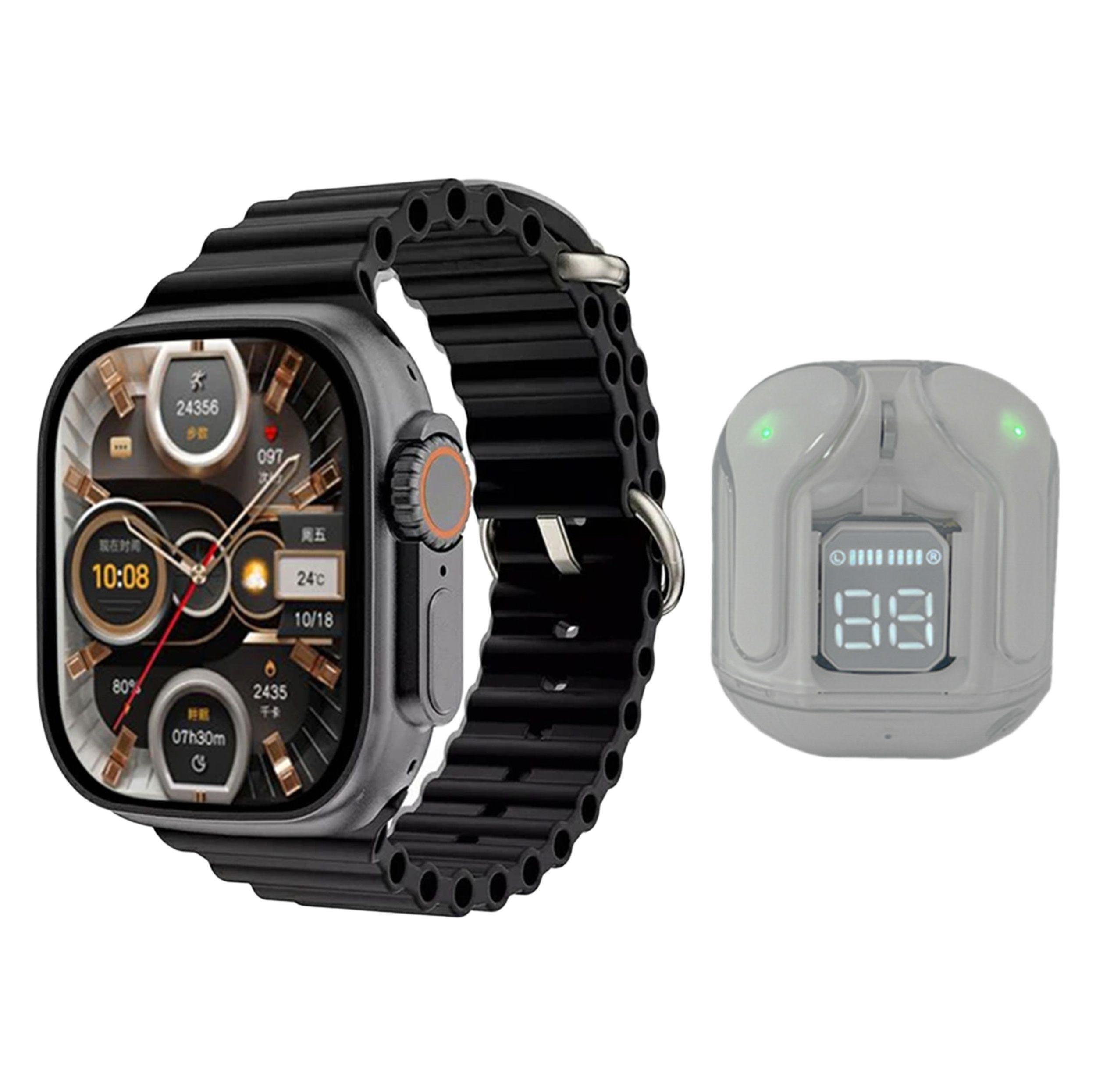 ساعت هوشمند ویسمی مدل WS-X19 Ultra 3 به همراه هدفون بلوتوثی