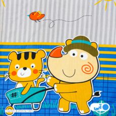 ملحفه میکرو کودک آدنو مدل Best friend کد MC17 سایز 100x150 سانتی متر